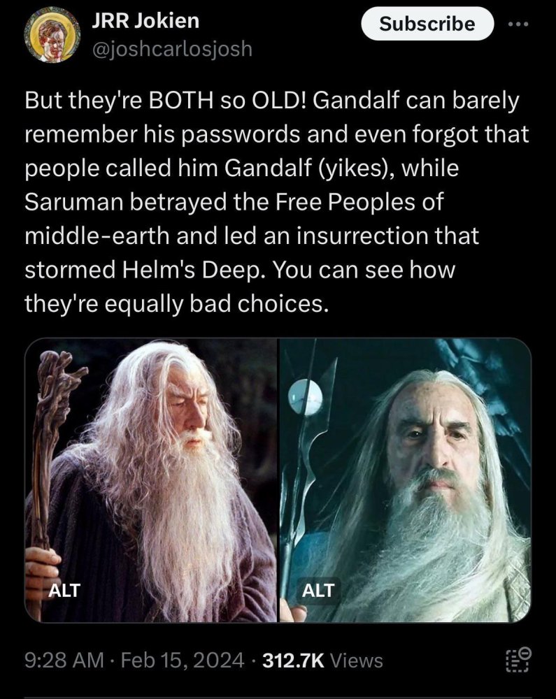 Gandalf and Sauruman are equally bad choices.jpeg