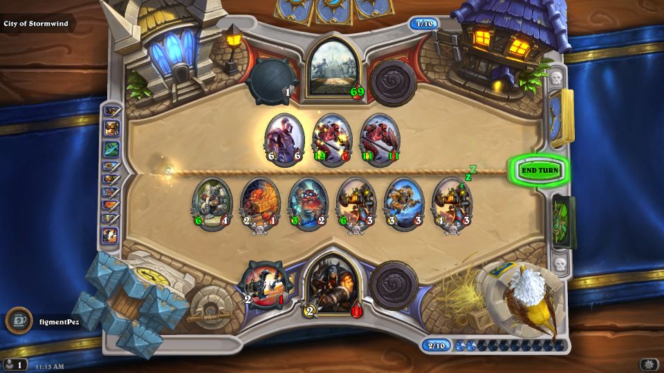 Hearthstone Storming Stormwind with Mech Hunter.jpg