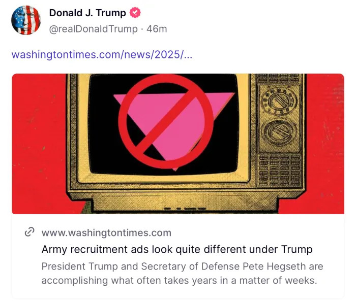 Trump is posting Nazi symbols yet again.jpg