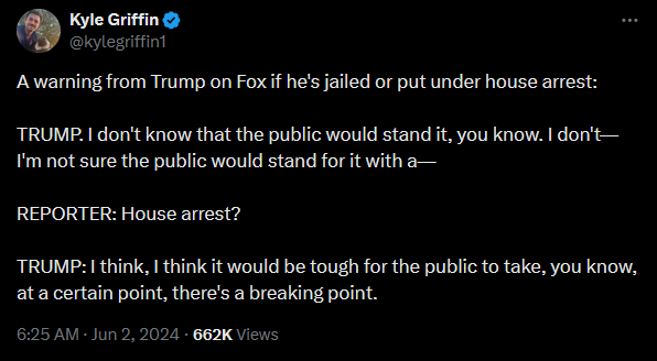 Trump threatens violence if he's jailed or put under house arrest.png