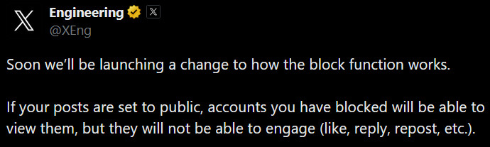 Twitter X announces that the block button is being nerfed.jpg